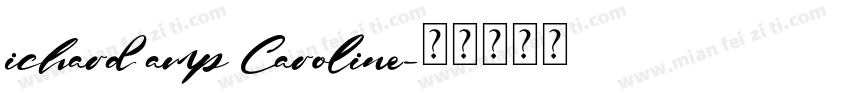 ichard amp Caroline字体转换